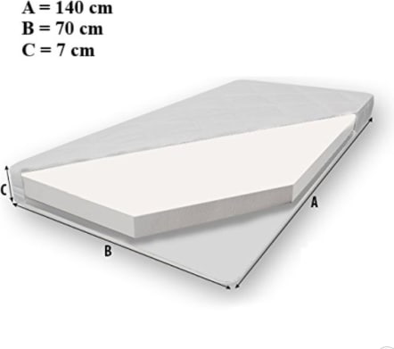 Produktbild ADRK Furniture Bett mit Matratze SPIDER 140x70 (140 x 70 cm)