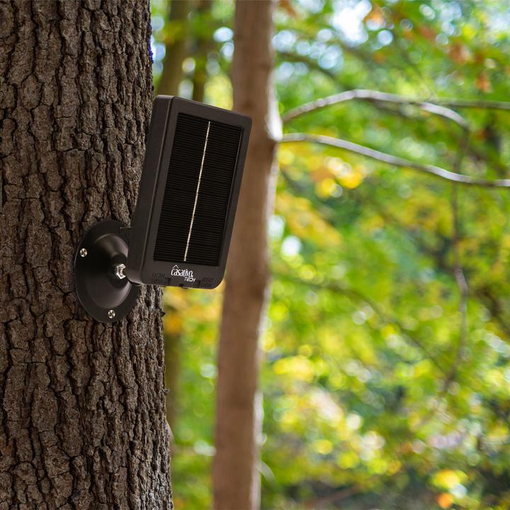 Actual product image Casativo 4K-UHD-Wildkamera, Nachtsicht,, WLAN, PIR, IP65, inkl. Akku-Solarpanel, 3000 mAh