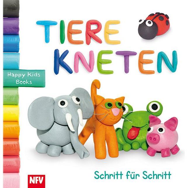 Tiere kneten Schritt-für-Schritt, Kinderbücher