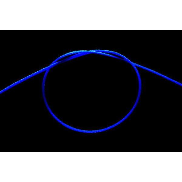 Phobya, Kabelschutz + Kabelführung, Flex Sleeve 3mm (1/8' UV-blau 1m (Kabelschlauch, 1000 mm)