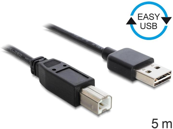 Produktbild Delock USB A – USB B (5 m, USB 2.0)