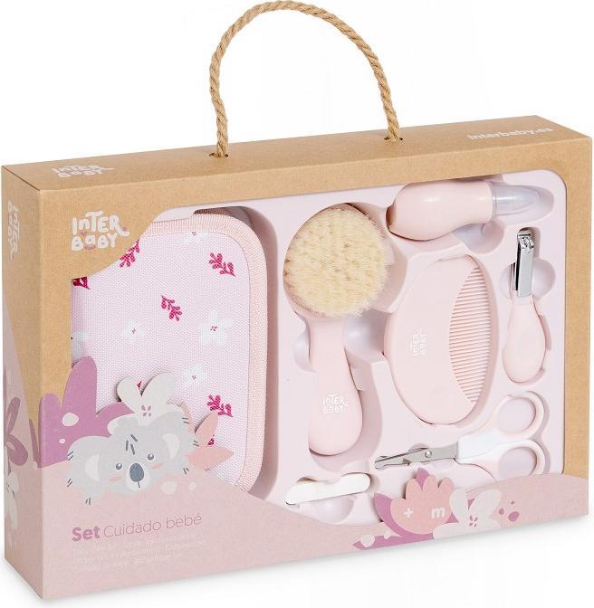 Interbaby Kit Neceser (Kamm+Kamm+Scissors) - Dunkel Rosa