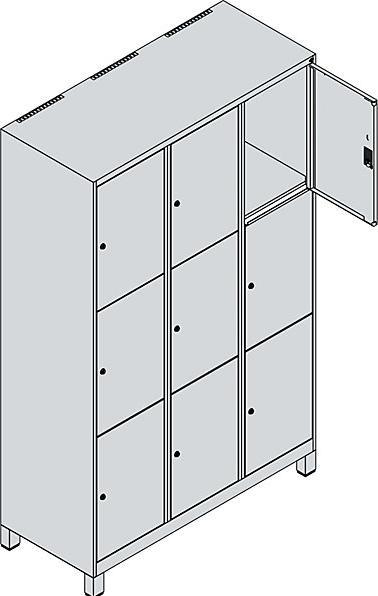 Actual product image C+P Classic PLUS locker cabinet (120 x 50 x 195 cm)