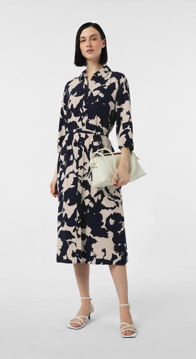 Image du produit Comma Kleid Hemdblusenkleid in Midilänge mit Bindegürtel (36)