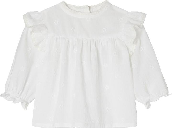 Actual product image Vertbaudet Mädchen Baby Bluse mit langen Ärmeln (56)