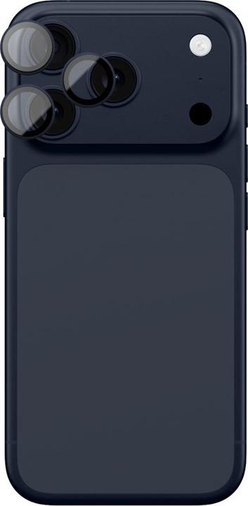 Produktbild Amazingthing Saphir-Kameraglas für iPhone 17 Pro / Pro Max – mit blauem Rahmen (Apple iPhone 17 Pro, Apple iPhone 17 Pro Max)