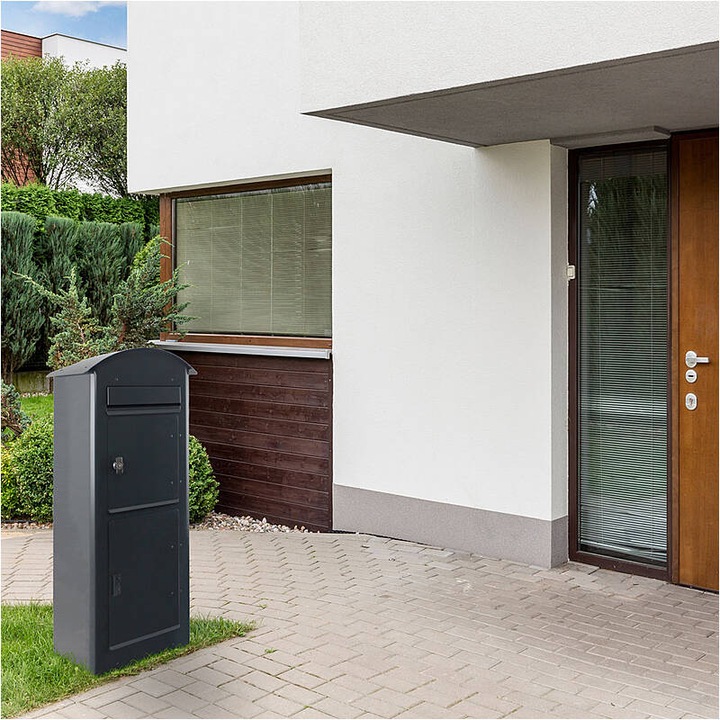 Produktbild SafePost 80 Paketbriefkasten grün