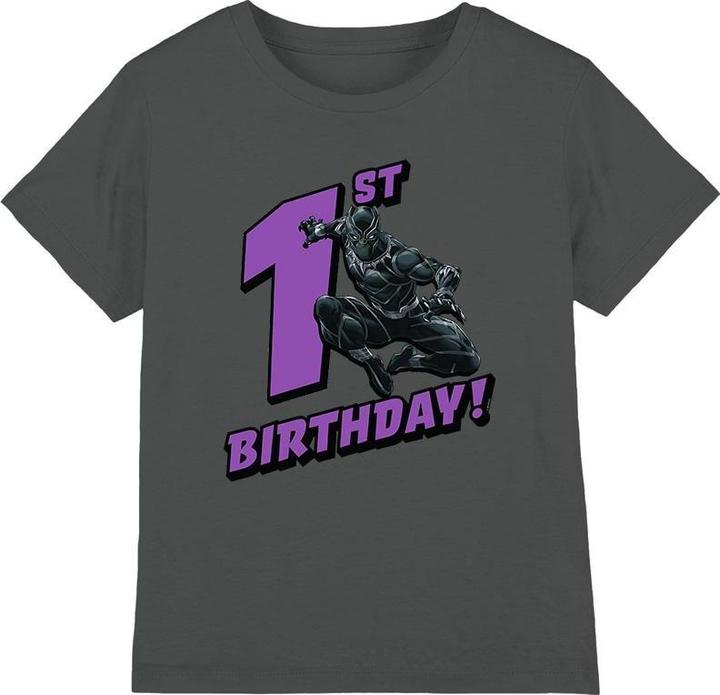 Produktbild Black TShirt 1. Geburtstag (128)