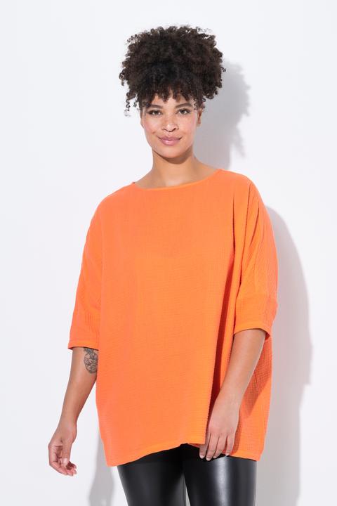 Actual product image Miamoda Bluse, oversized, Musselin, 3/4-Ärmel (46, 48)