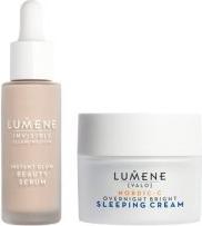 Actual product image Lumene Skincare Makeup Hybrid Bundle with Invisible Illumination Instant Glow Beauty Serum and Nordic-C Ove (30 ml)