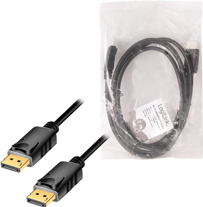 Produktbild LogiLink DisplayPort – DisplayPort (2 m)