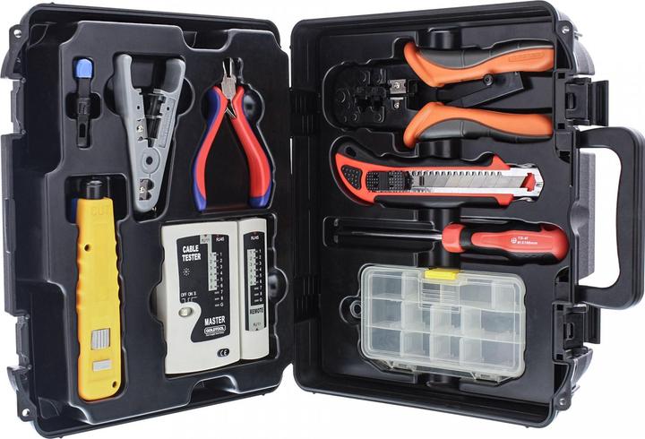 Goldtool Network Basic Installation Kit LAN, with tester