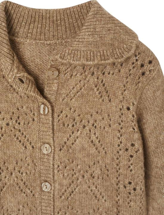 Produktbild Vertbaudet Strickjacke Mädchen mit Lochmuster und Zierschleifen (86)
