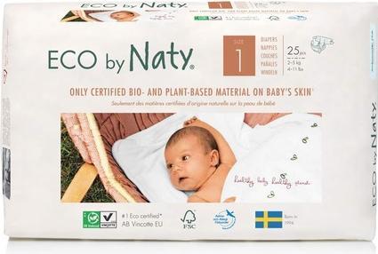 Produktbild Naty Biowindel (Gr. 1, Tragepack, 25 Stück)
