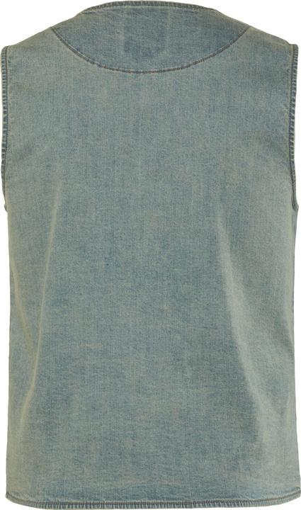 Produktbild JP1880 JP 1880 Jeansweste, Denim, V-Ausschnitt, Vintage Look (3XL)