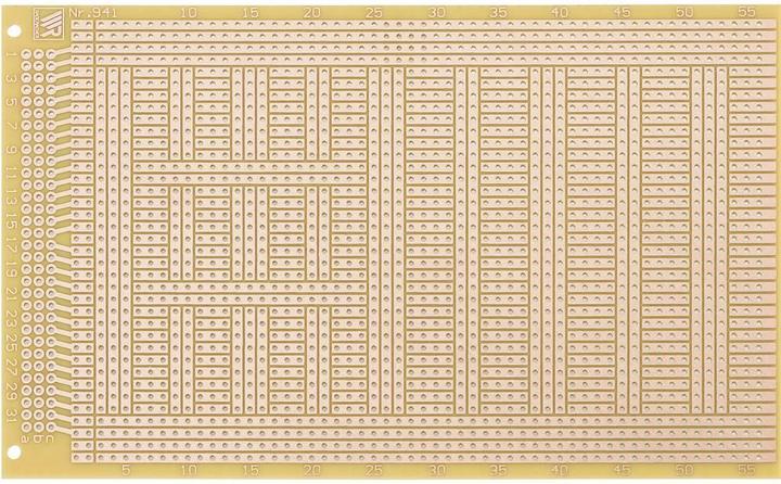 Rademacher WR Euroboard (L x W) 160 mm x 100 mm 35 µm pitch 2.54 mm WR type 941 1 pc.