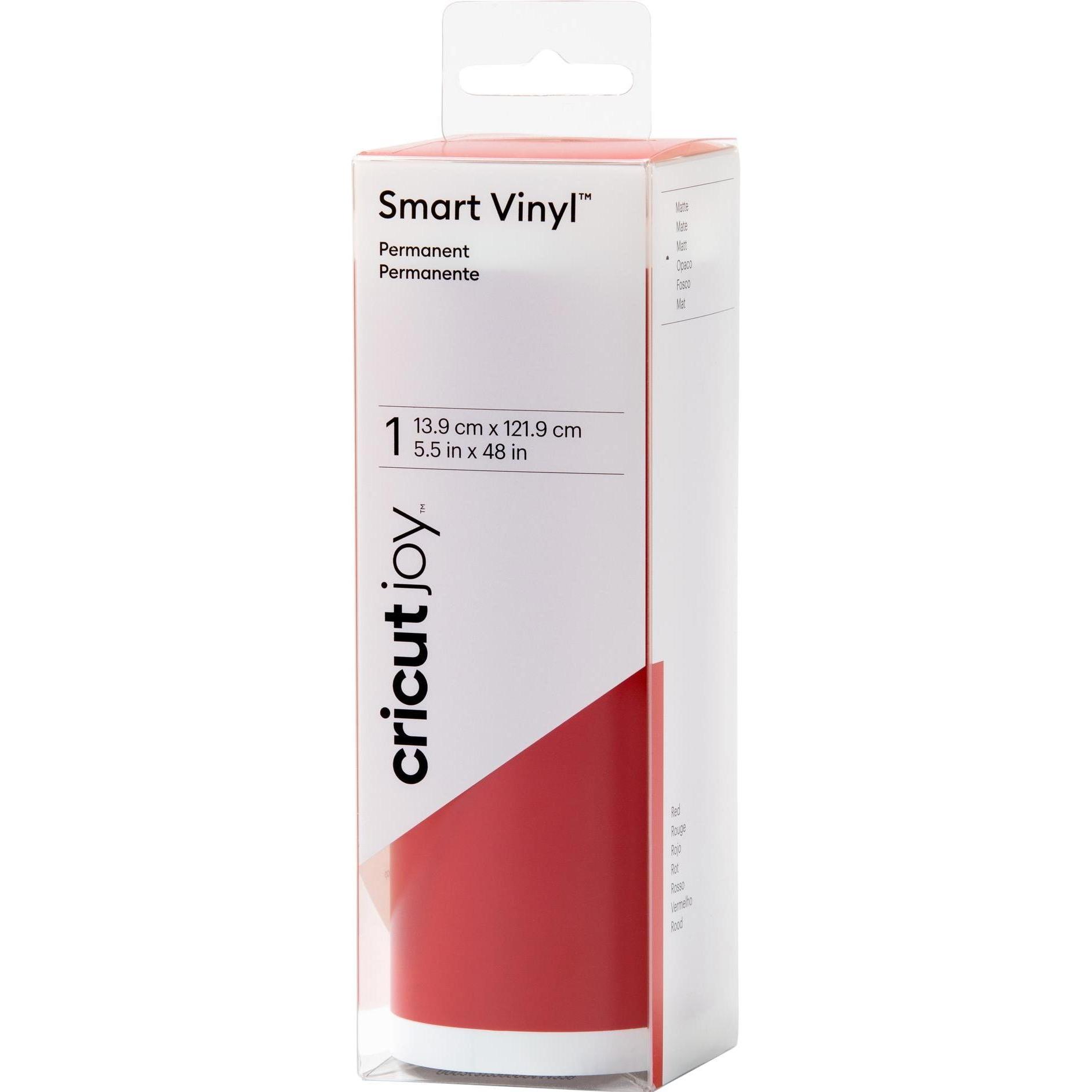 Cricut Smart Vinyl Permanent Joy 14x122cm 1 sheet Mat Red (P)