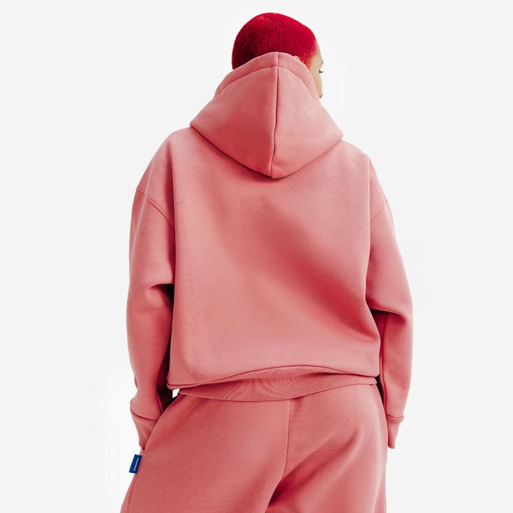 Actual product image Decathlon Women's hoodie, Elementals, pink (XL)