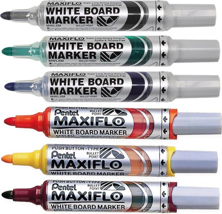 Produktbild Pentel Whiteboard Marker Maxiflo (Red, 6 mm, 1 x)