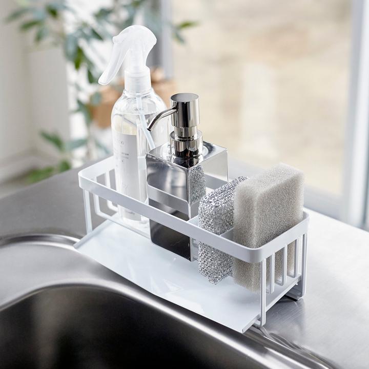 Image du produit Yamazaki Organisateur d'évier avec évacuation TOWER