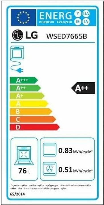 Energie-Label LG WSED7665B