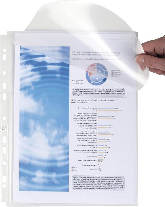 Image du produit Exacompta Tasche Perforate Espandibili (A4, 50x)