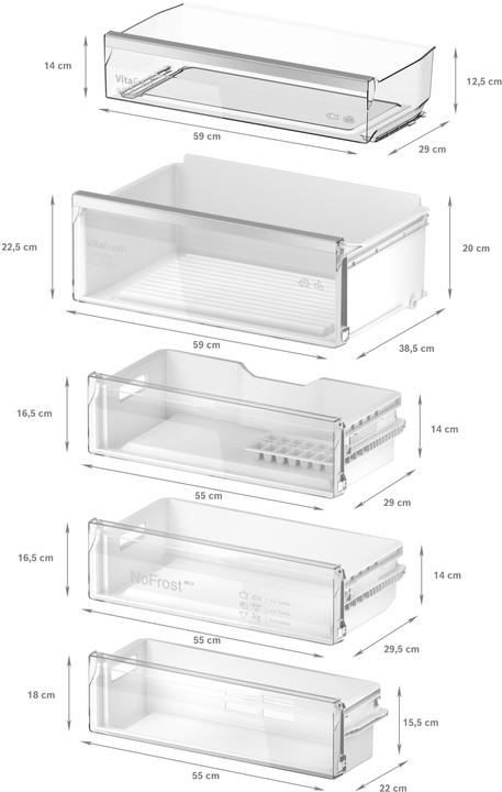 Actual product image Bosch Hausgeräte KBN96VFE0 (383 l)