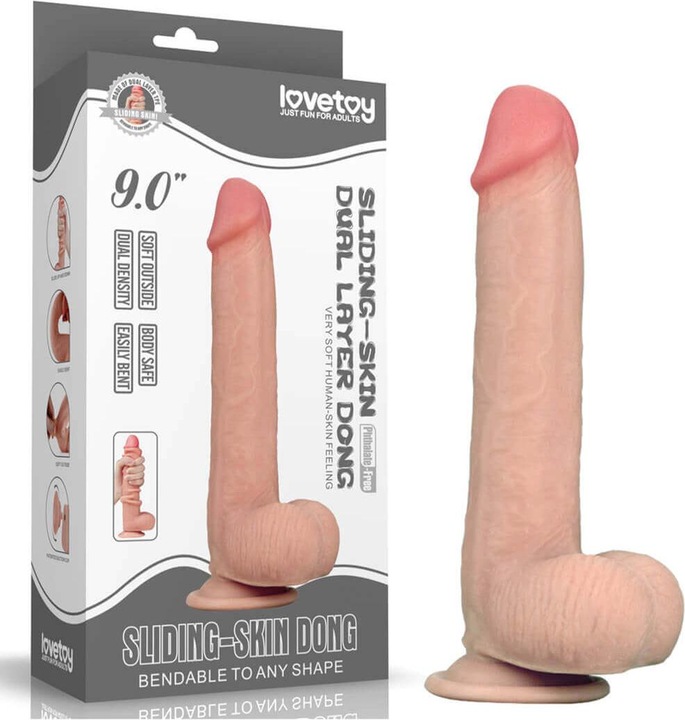 Image du produit Lovetoy Gode à peau coulissante