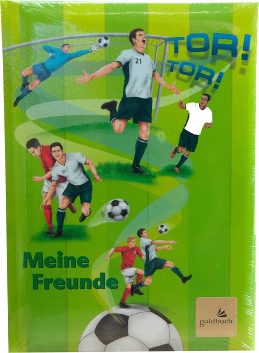 Goldbuch Freundebuch Fussballer (A5, Harter Einband)