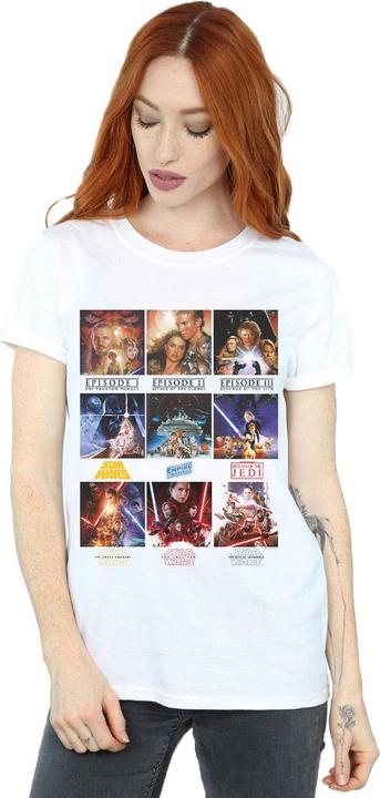 Immagine prodotto Star Wars Poster Saga Maglietta Ampia Donna (XXL)