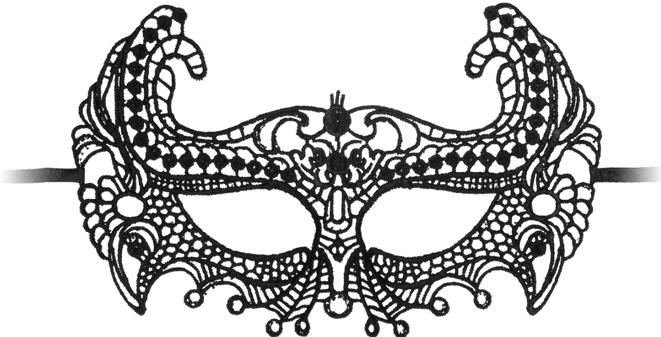 Produktbild Ouch! Empress Black Lace Mask