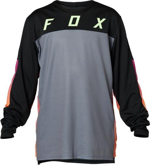 Fox Jersey 23 Yth Defend Ls Race Blk Ys (S)
