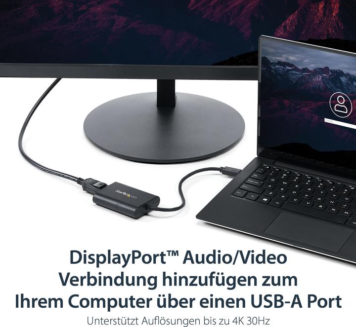 Produktbild StarTech USB 3.0 — DisplayPort (USB 3.0, 20 cm)