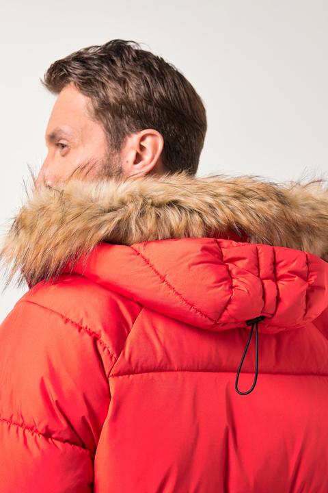 Immagine prodotto JP1880 Parka trapuntato con cappuccio, pelliccia sintetica e applicazioni, fino alla tg. 8XL (8XL)