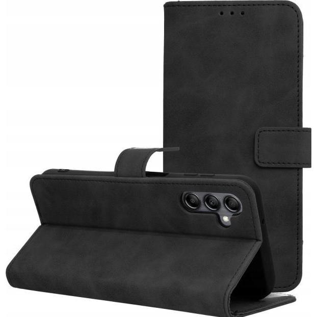 OEM Rückwandabdeckung TENDER Book Case für SAMSUNG A14 4G / A14 5G schwarz (Abdeckung), Mobilgerät Ersatzteile, Schwarz