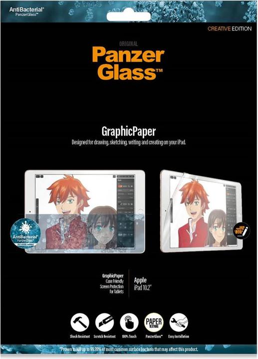 Produktbild PanzerGlass GraphicPaper (1 Stk., Apple iPad 2019 (7. Gen), Apple iPad 2020 (8. Gen), Apple iPad 2021 (9. Gen))
