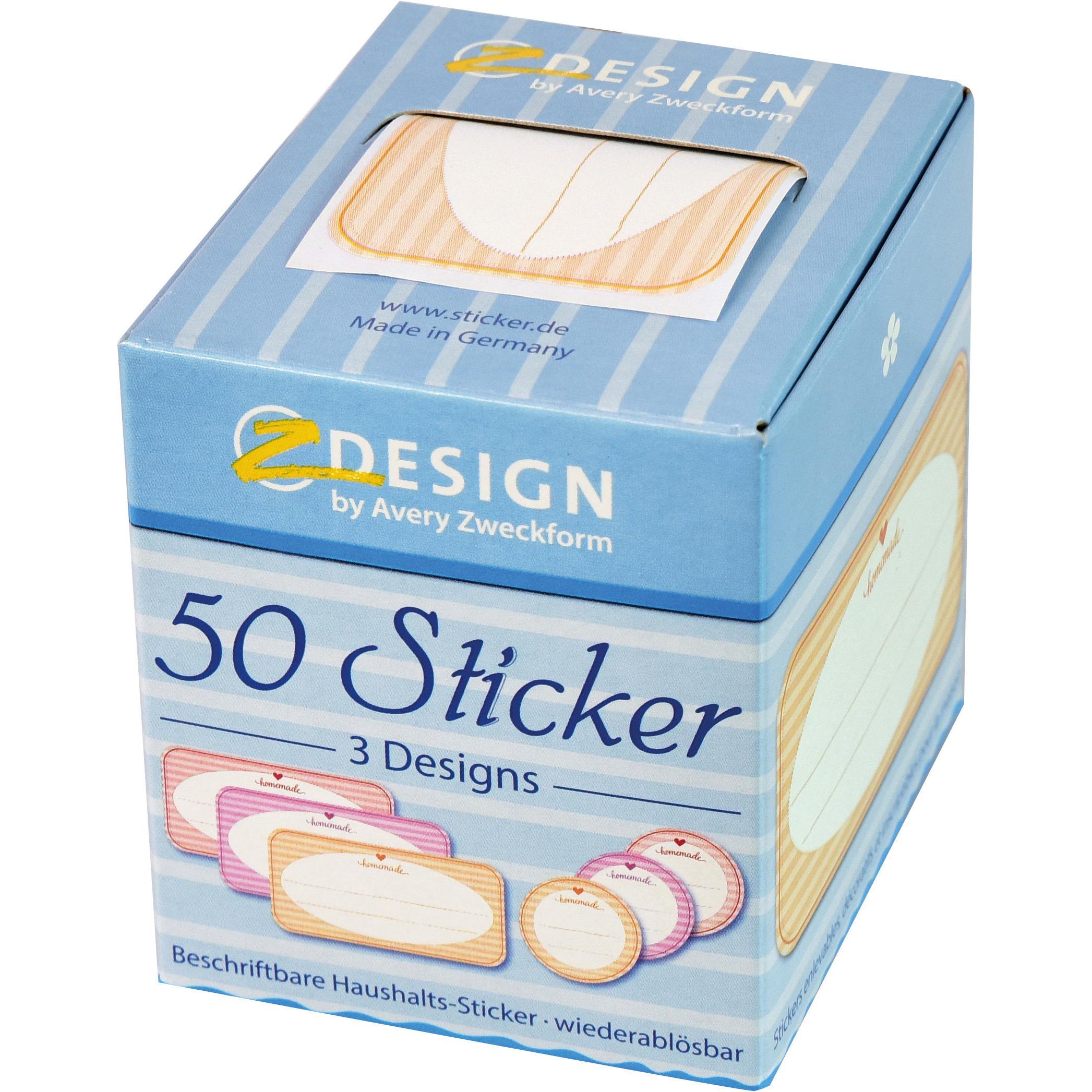 Z-Design, Etiketten, Sticker auf Rolle