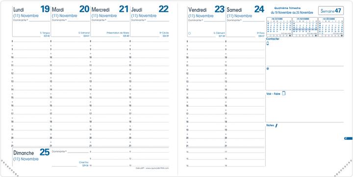 Produktbild Quo Vadis Recharge Executif FR TD 2021 QV014015 1W/2S 16x16cm (A5)