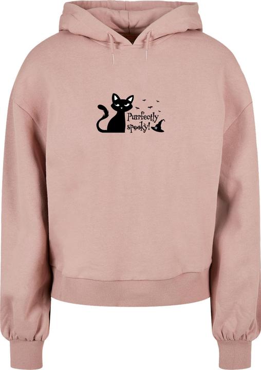 Produktbild Merchcode Ladies Halloween - Purrfectly Spooky Hoody - 175501 (S)