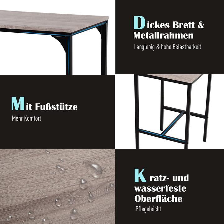 Produktbild Jamb Bistrotisch Set (89 x 45 x 87 cm)