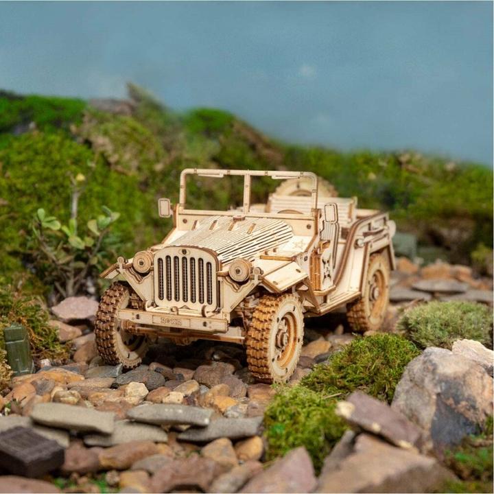 Actual product image Rokr MC701 - Army Field Car