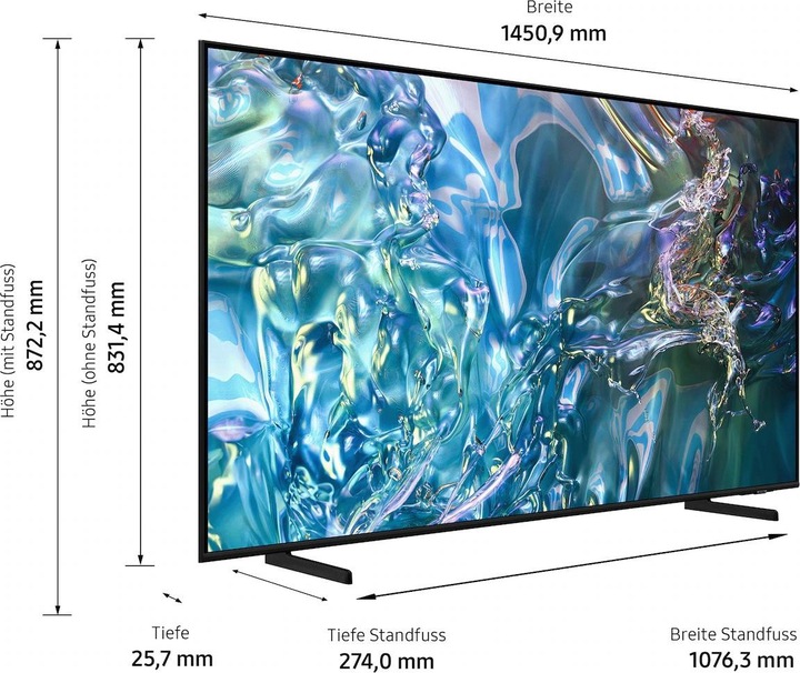Produktbild Samsung QE65Q60DAU (65", Q60D, QLED, 4K, 2024)