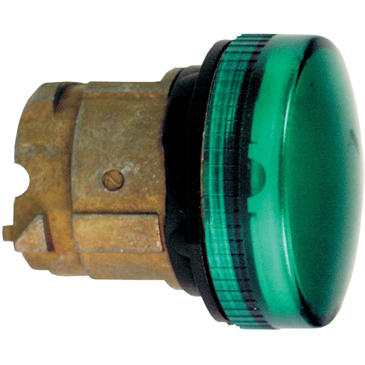 Schneider Electric Frontelem., grün f. Leuchtmelder Ř22 ZB4BV03S, Taster + Schalter, Grün