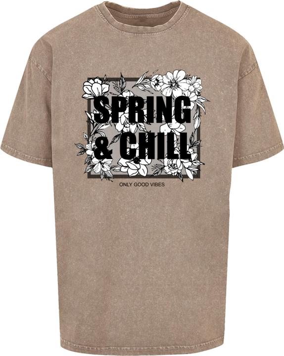 Produktbild Merchcode Spring And Chill Acid Washed Heavy Oversized Tee - 112825 (S)