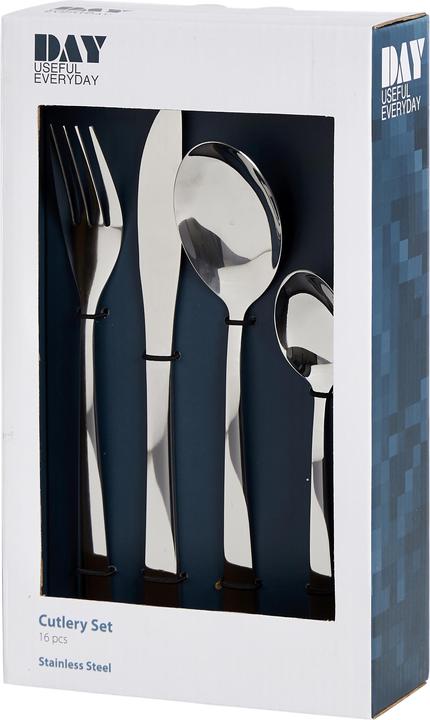 Produktbild Schou Besteck Set (16 Stück, Messer, Löffel, Gabel)