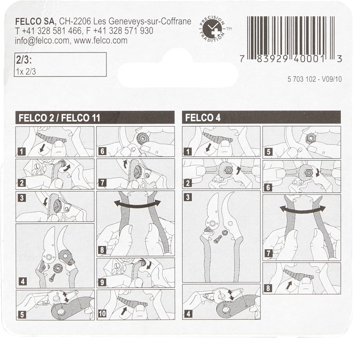 Actual product image Felco Spare blade