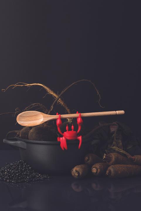 Actual product image Ototo Spoon holder & Steam Releaser - Red (OT905)