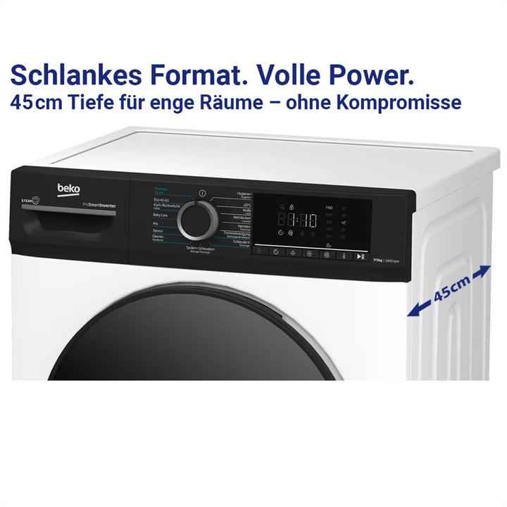Image du produit Beko Waschtrockner WTS210, W7kg/T5kg