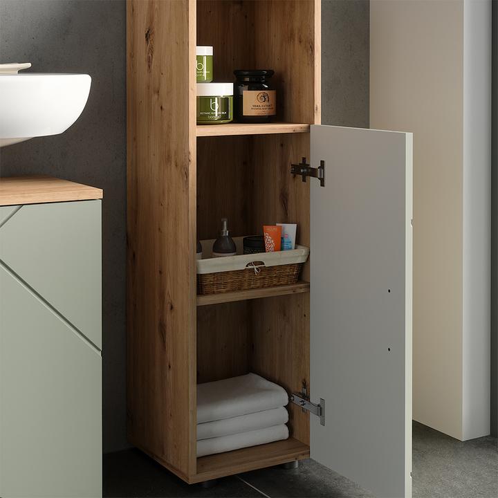 Produktbild Vicco Midischrank Irma, Salbeigrün, 30 x 95 cm (30 x 30 x 95 cm)