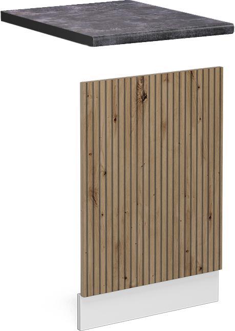 Artisan oak, Charcoal, White